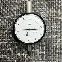 VINTAGE MITUTOYO NO. 2803-10 6 JEWEL DIAL INDICATOR .0001