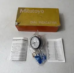 MITUTOYO 2416S DIAL INDICATOR WHITE DIAL, 0-1