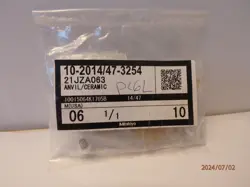 NEW 10-PACK MITUTOYO 21JZA063 CERAMIC COATED ANVIL REPLACEMENT - BUY BULK & SAVE