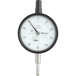MITUTOYO STANDARD DIAL GAUGE MEASURING RANGE 5MM CONTINUOUS SCALE 2044A