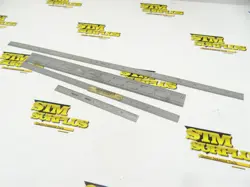 4 ASSORTED STEEL RULES 6
