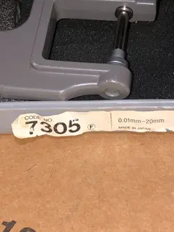 MICROMETER .01MM