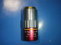 MITUTOYO M PLAN APO NIR 10X OBJECTIVE LENS F200 0.26 INFINITY USED FROM JAPAN
