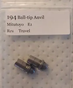 MITUTOYO BORE GAUGE BALL TIP ANVIL  NO. E1   (194)