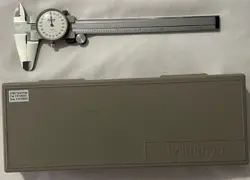 MITUTOYO DIAL CALIPER 505-626 WITH CASE