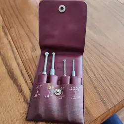 VINTAGE MITUTOYO SMALL HOLE GAGE SET NO 154-901 .125 TO .5