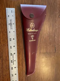 MITUTOYO 6-INCH DIAL CALIPER WITH CASE N10974