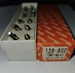 MITUTOYO 126-800 SCREW THREAD MICROMETER ANVIL AND SPINDLE TIP SET 12PCS