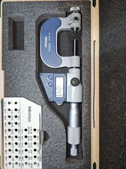 MITUTOYO 326-511-30 INTERCHANGEABLE ANVIL  DIGIMATIC THREAD MICROMETER 0 - 25MM