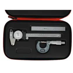 MITUTOYO 64PKA284 PRECISION MEASURING TOOL KIT,0