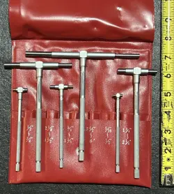 MITUTOYO NO. 155-903 TELESCOPING GAGES  5/16 - 6” - HARDLY USED