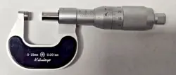 MITUTOYO 106-101 OUTSIDE MICROMETER 0-25MM 0.001MM CALIPER JAPAN