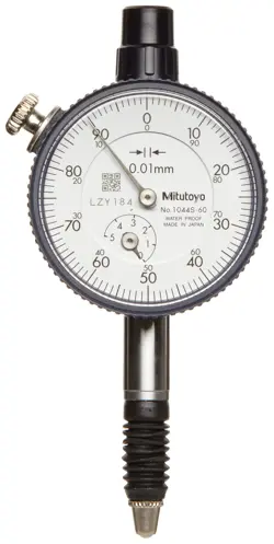MITUTOYO SMALL DIAL GAUGE Φ40MM FLAT BACK LID