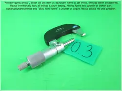 MITUTOYO NO.102-451, 25-50 MM 0.01 MM OUTSIDE MICROMETER AS PHOTO, SN:6847.