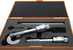 MITUTOYO 12-16 & 16-20 MM INTERNAL THREE (3) POINT MICROMETER, RING   EXTENSION