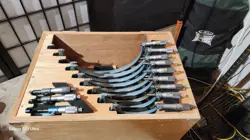 MITUTOYO 12-PIECE MICROMETER SET, .0001