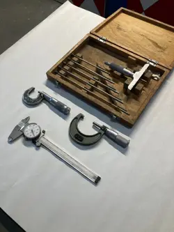 MITUTOYO DIAL CALIPER MICROMETER DEPTH GAUGE LOT MACHINIST INSPECTION MACHINING