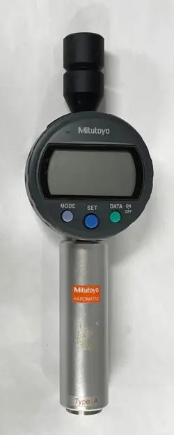 MITUTOYO 811-332-10 HH-332 DIGITAL DUROMETER PORTABLE HARDNESS TESTER, SHORE A