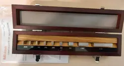MITUTOYO GAGE BLOCK SET 9 PIECES  516-935 GRADE 1    NO. 78
