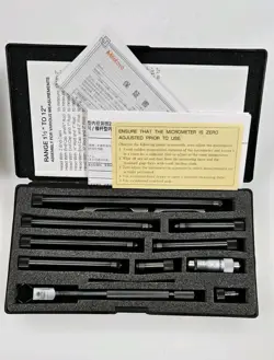 MITUTOYO 139-201《COMPLETE》INSIDE MICROMETER SET ▪︎ PRICED TO SELL《USED》US SELLER