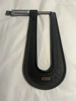 TWO METAL MICROMETERS/STARRETT222BRX-1