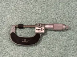 MITUTOYO 193-212 - 1” - 2” INCH ANALOG MICROMETER .0001 JAPAN MACHINIST TOOL