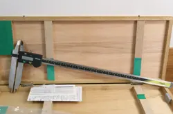NEW MITUTOYO STAINLESS STEEL DIGITAL CALIPER LONG NIB JAWS 0-20” / 0.0005” IP67