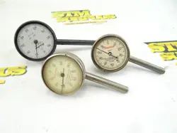 3 BACK PLUNGER DIAL INDICATORS STARRETT & MITUTOYO *PARTS REPAIR 