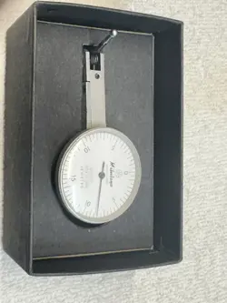 MITUTOYO DIAL INDICATOR # 503-202, WITH ADAPTERS,VERY GOOD CONDITION