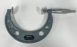 MITUTOYO 169-209 DISC MICROMETER, 100-125MM, 0.01MM GRADUATION