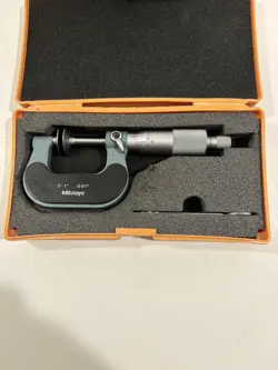 MITUTOYO DISC/FLANGE MICROMETER 123-125A