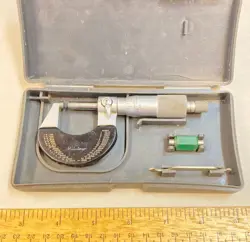 MITUTOYO #102-121 OUTSIDE MICROMETER 0-1