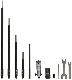 MITUTOYO 141-206 VERNIER INSIDE MICROMETER, INTERCHANGEABLE ROD TYPE, 50-300MM R