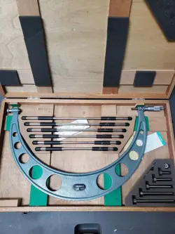 MITUTOYO 104-201 INTERCHANGEABLE ANVIL OUTSIDE MICROMETER SET 12-18