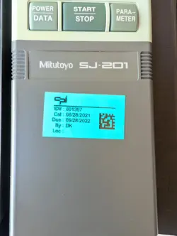 MITUTOYO SJ-201 SURFACE ROUGHNESS TESTER