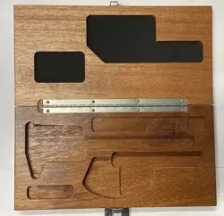 MITUTOYO 64PPP932 MAHOGANY CASE FOR DIGIMATIC CALIPER AND MICROMETER SETS
