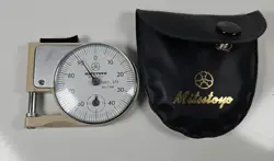 MITUTOYO MICROMETER DIAL GAUGE NO. 7308  LATHE TOOL HAND POCKET INSTRUMENT CASE