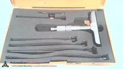 MITUTOYO 129-132, INTERCHANGEABLE ROD MICROMETER KIT #322803