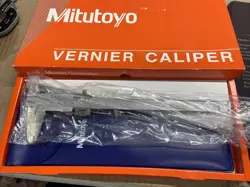 NEW MITUTOYO VERNIER CALIPER 532-120 IN/MM SCALE 0-8”/0-200MM NICE!! JAPAN