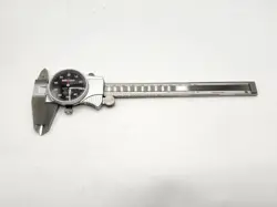 MITUTOYO 505-742-56J DIAL CALIPER W/ BLACK DIAL FACE 1314885