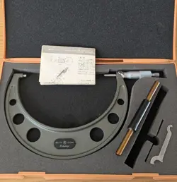 MITUTOYO OUTSIDE MICROMETER OM-175(103-143) PRECISION TOOL USED GOOD FROM JAPAN