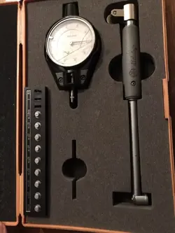 ORIGINAL MITUTOYO 511-126 DIAL BORE GAUGE, 18-35MM WITH INVOICE