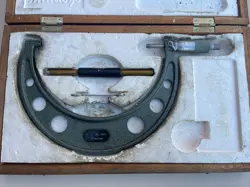 MITUTOYO 6-7” MICROMETER .0001” CARBIDE TIP + RATCHET - MODEL 103-221 - COMPLETE