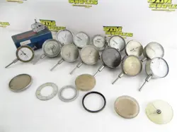 14 ASSORTED DIAL INDICATORS PARTS/REPAIR MITUTOYO ALINA PROCHECK AMES ++