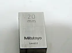 MITUTOYO GAGE BLOCK 20MM