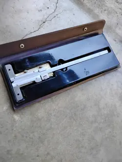 MITUTOYO VERNIER DEPTH GAGE 0-20CM WITH FINE ADJUSTMENT