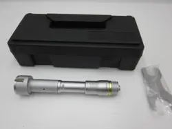 MITUTOYO 3-POINT INTERNAL MICROMETER HOLTEST HT-40R SILVER WITH CASE USED JP