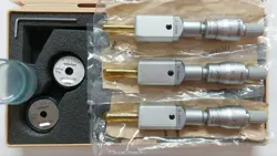 MITUTOYO 368-907 HOLTEST SET MICROMETER 2-POINT INTERNAL 3-6MM RANGE E 3-6 USED