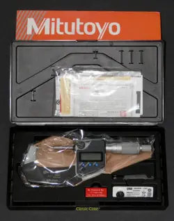 🆕 🇯🇵 MITUTOYO 342–351–30 DIGIMATIC 15° POINT 0–1