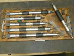MITUTOYO TUBULAR MICROMETERS 6 PIECES IN THE LOT 8